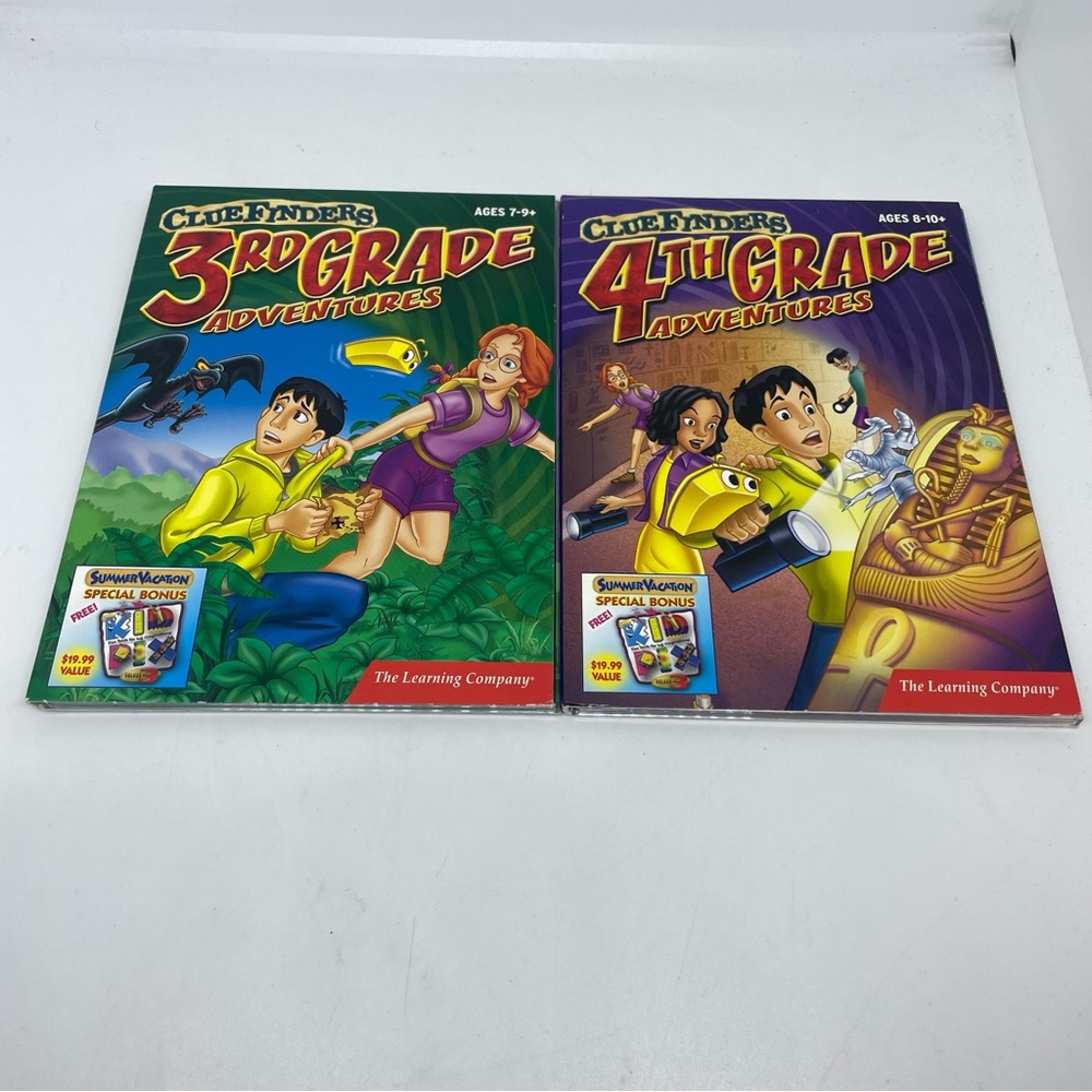 ClueFinders 3rd & 4th Grade Adventures Set - Colorful Educational CD-ROM